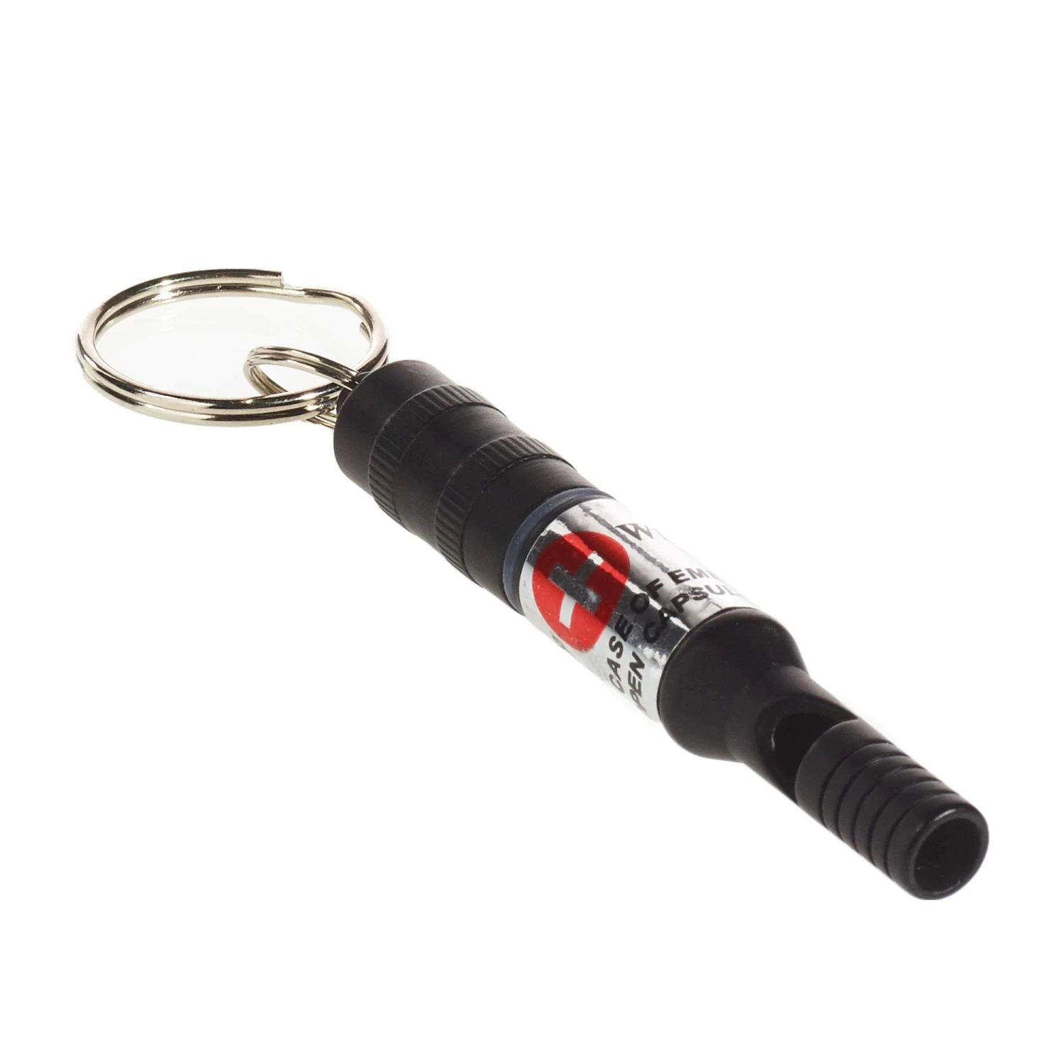 NOTFALLPFEIFE MIT WASSERDICHTER KAPSEL - Schlüsselanhänger 1 NOTFALLPFEIFE MIT WASSERDICHTER KAPSEL - Schlüsselanhänger