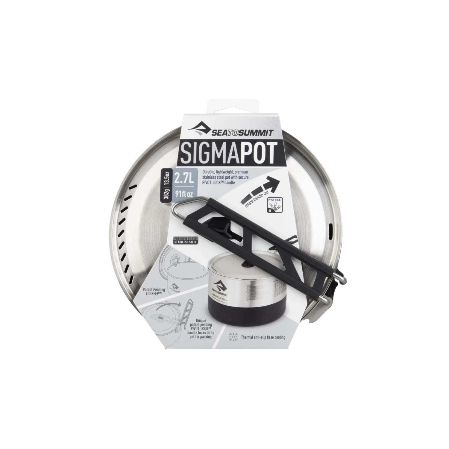 Sea To Summit SIGMA POT 2.7 LITER - Campinggeschirr 5 Sea To Summit SIGMA POT 2.7 LITER - Campinggeschirr – Bild 5