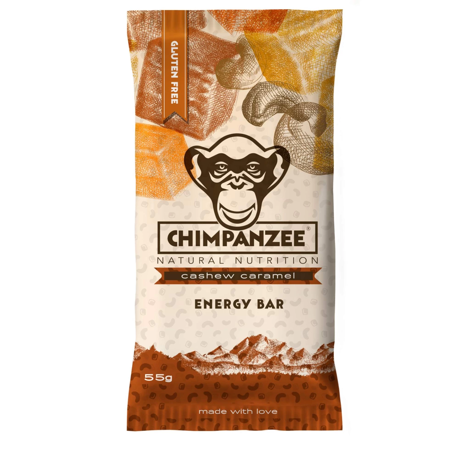 Chimpanzee ENERGYBAR CASHEW CARAMEL - Müsliriegel 1 Chimpanzee ENERGYBAR CASHEW CARAMEL - Müsliriegel