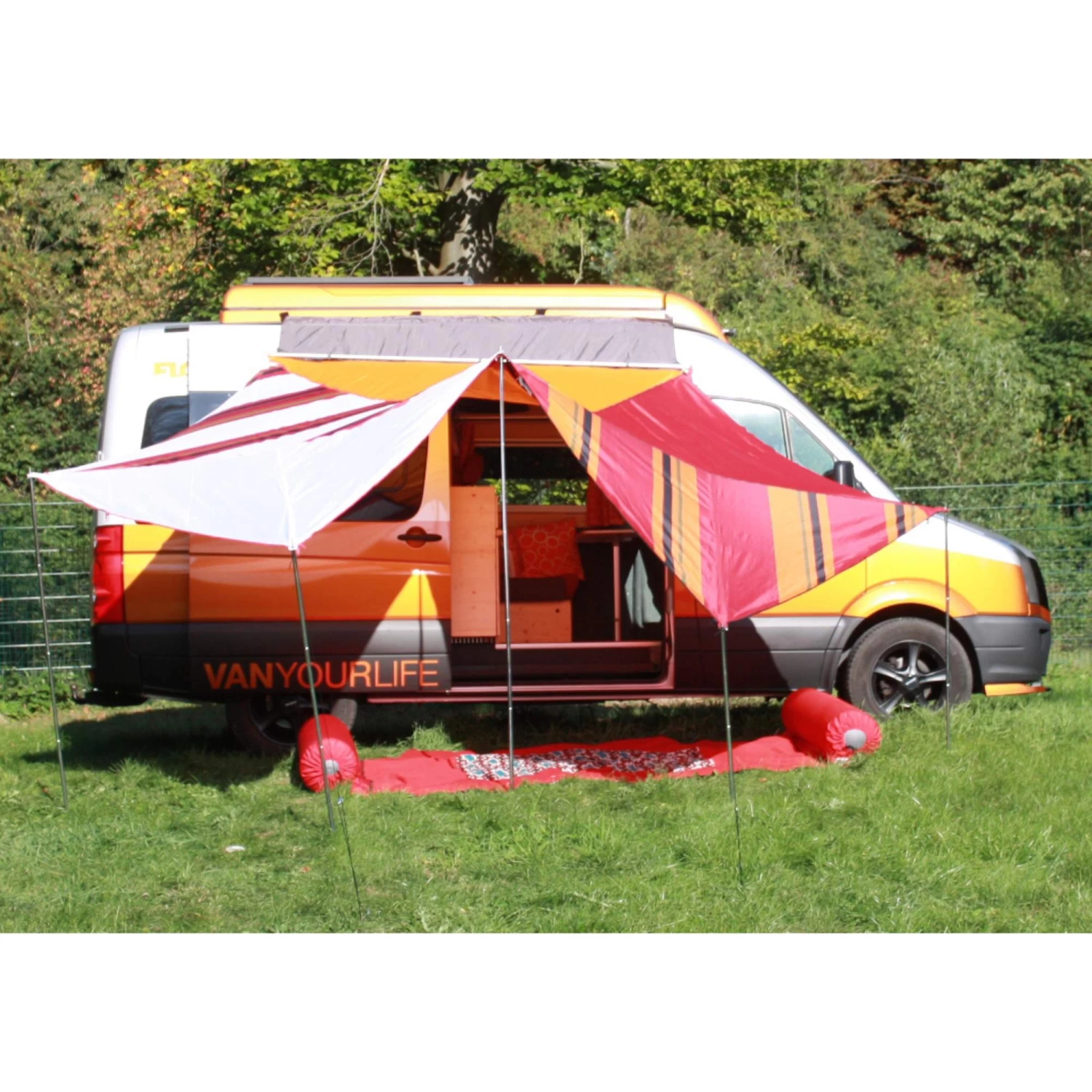 VERBINDBARES SONNENSEGEL ZIP-CANVAS - Tarp 7 VERBINDBARES SONNENSEGEL ZIP-CANVAS - Tarp – Bild 7