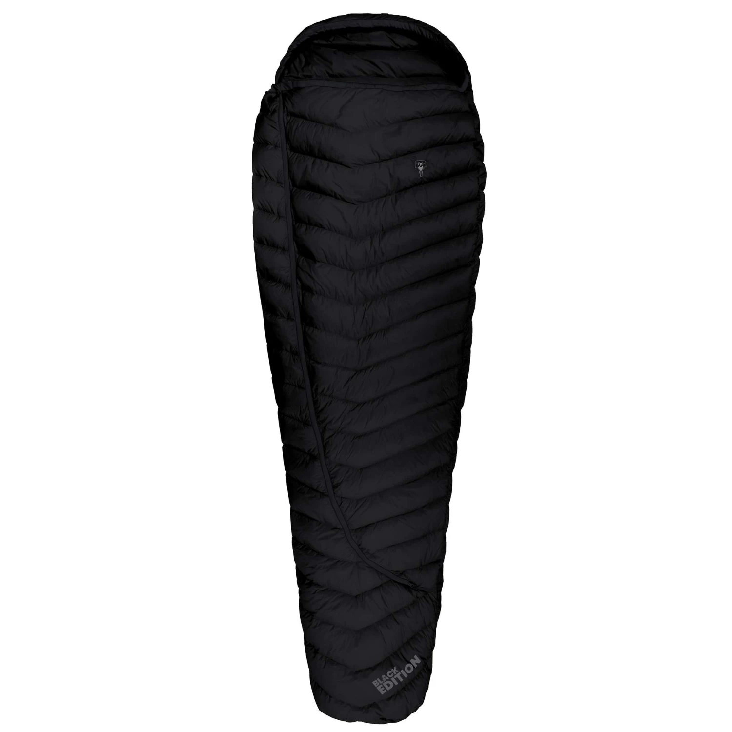 Grüezi Bag BIOPOD DOWNWOOL EXTREME LIGHT 185 BLACK EDITION - Sommerschlafsack