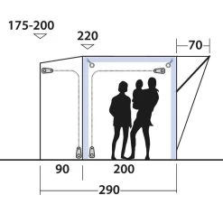 Outwell PARKVILLE 200SA - Busvorzelt 26 Outwell PARKVILLE 200SA - Busvorzelt -Online Camping Angebote 5638031663 m parkville 200sa outwell 24