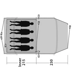 Outwell STARHILL 4A - Familienzelt -Online Camping Angebote 5638031667 o starhill 4a outwell 24