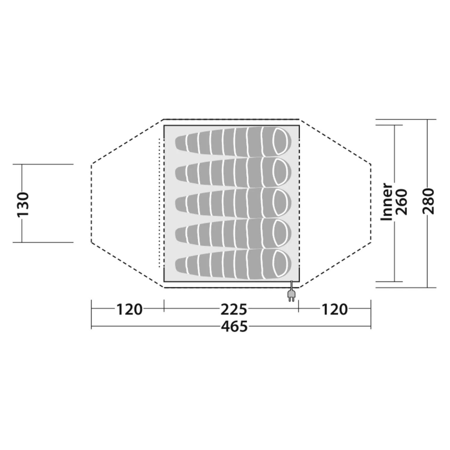 Robens COBRA STONE 5 - Familienzelt 11 Robens COBRA STONE 5 - Familienzelt – Bild 11